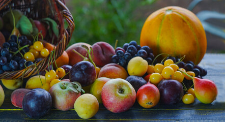 Various fruits on the table