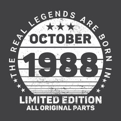 The Real Legends Are Born In  1988 Birthday Quotes Bundle, Birthday gifts for women or men, Vintage birthday shirts for wives or husbands, anniversary T-shirts for sisters or brother