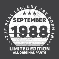 The Real Legends Are Born In  1988 Birthday Quotes Bundle, Birthday gifts for women or men, Vintage birthday shirts for wives or husbands, anniversary T-shirts for sisters or brother