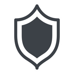 Shield, Armour, Cover, Security, Strong defense - Royal Icon - Shield Badge vector icon