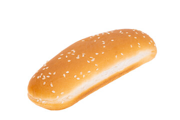 hot dog bun isolated