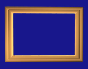 abstract golden frame