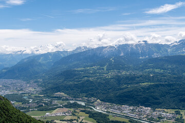 Vallée de l'Arve vue du Môle