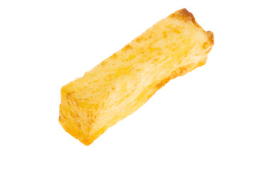 fried potatoes isolated