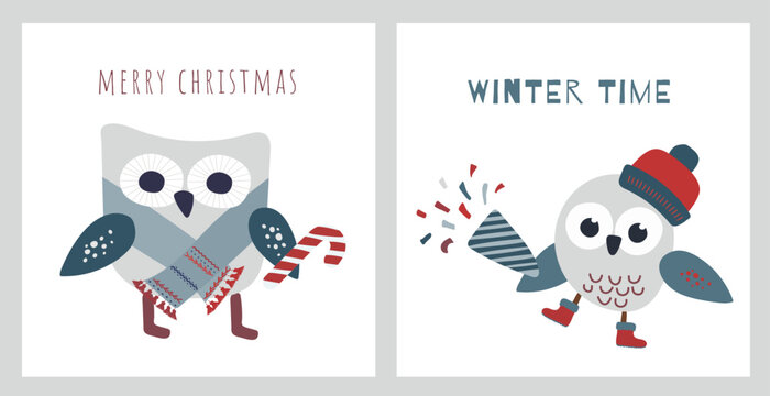 Christmas vector drawings
