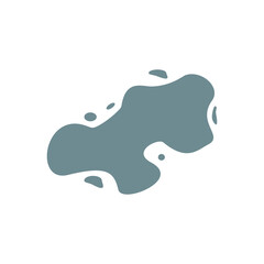 Bubble chat blobs icon design illustration