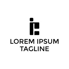 Initial IPC Logo Design Vector
