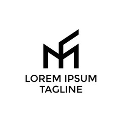 MF, FM Monogram Logo Design
