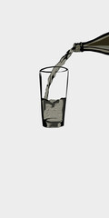 glass of water