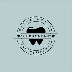 Dental concept logo design
