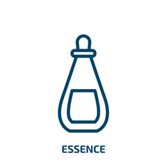 essence icon from nature collection. Thin linear essence, treatment, natural outline icon isolated on white background. Line vector essence sign, symbol for web and mobile