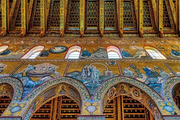 Obraz premium The mosaics of the Cathedral of Monreale, Sicily