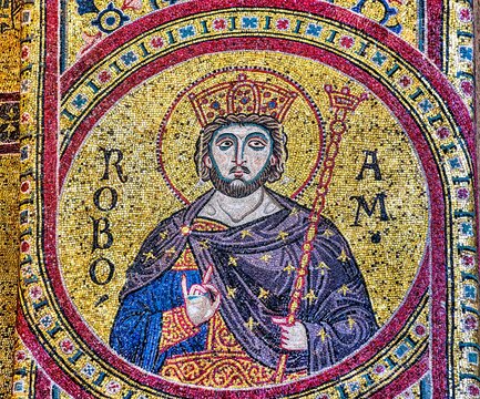 The mosaics of the Cathedral of Monreale, Sicily