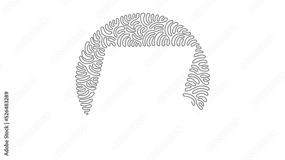 Poster animated self drawing of continuous line draw geometric shapes, parallelogram icon. simple line, out
