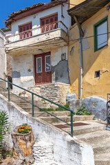 Old town of city of Kavala, Greece