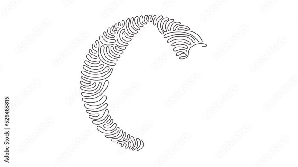 Poster self drawing animation of single line draw water drop outline. linear style sign for mobile concept 