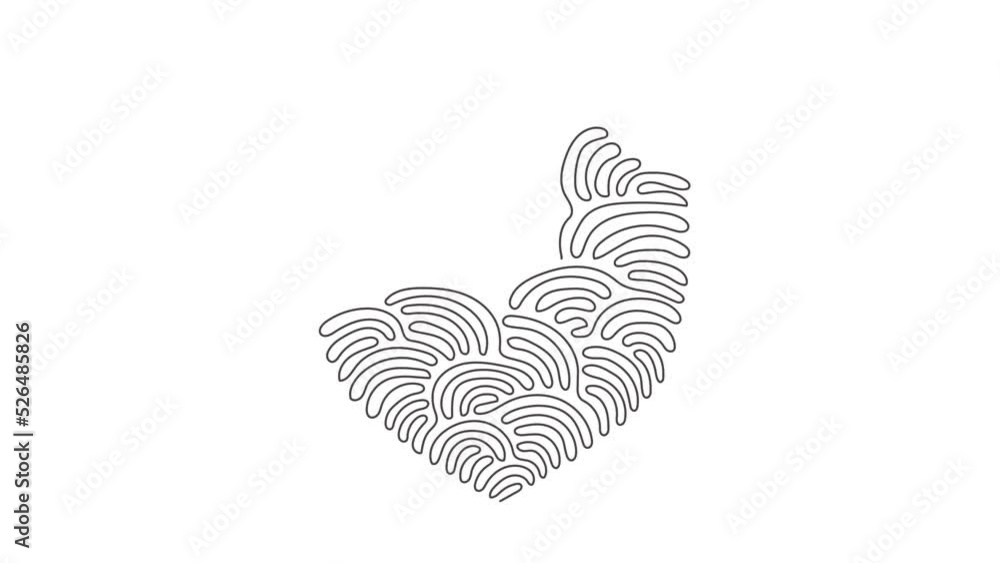 Poster animated self drawing of single continuous line draw flat shield badge. black shape. tag design. mod