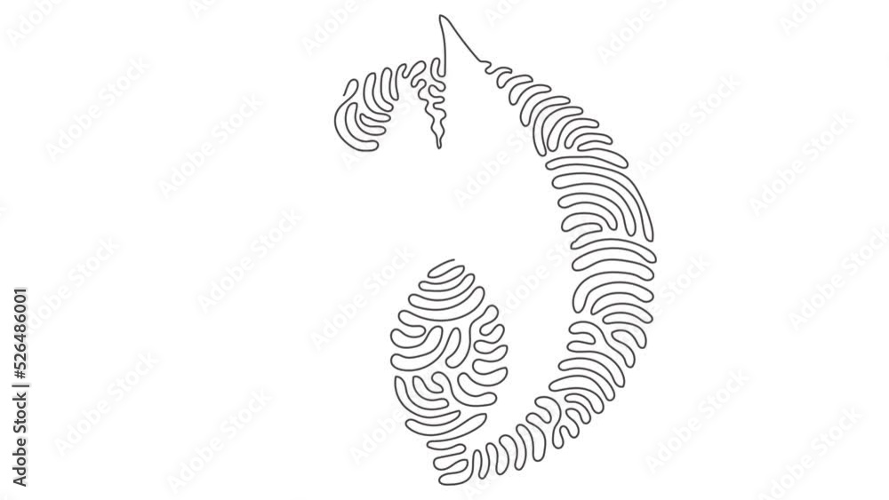 Poster animated self drawing of continuous line draw fire flame emoji logo symbol. lit symbol simple icon f