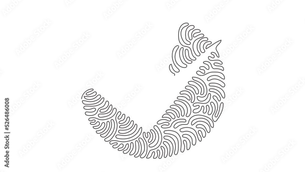 Poster animated self drawing of continuous line draw check icon silhouette. approved test correct right ele