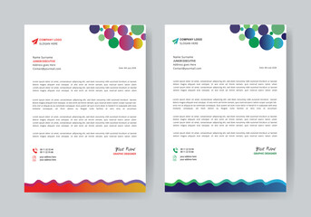Corporate Letterhead Design, Business Letterhead template 