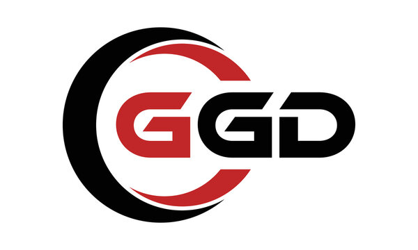 GGC three letter swoosh logo design vector template | monogram logo | abstract logo | wordmark logo | letter mark logo | business logo | brand logo | flat logo | minimalist logo | text | word | symbol