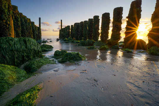 sunset at the beach