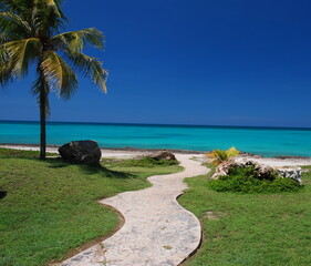 Varadero sand beach, Cuba