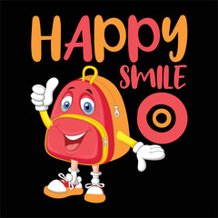 best smile t shirt design vector