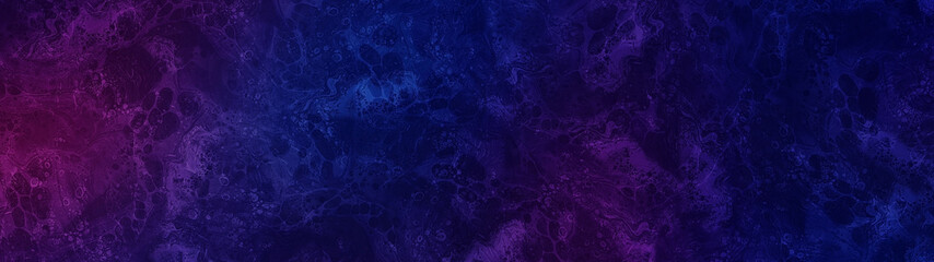 Magical Swirls Of Paint Artistic Royal Blue Texture Abstract Panorama Background