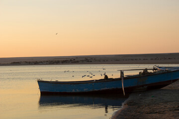 Fishing Boat The Magic Lake in Fayoum - Egypt