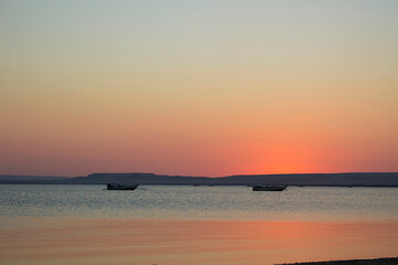 Fishing Boat The Magic Lake in Fayoum - Egypt