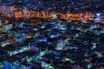 Nightscape of Da Nang city.