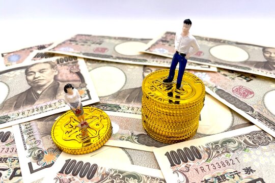 男性の賃金格差 男性が高いイメージ