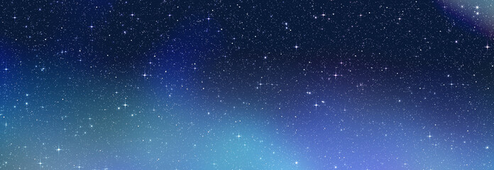 Fototapeta na wymiar Night sky with stars in space