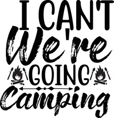 Camping svg design cut files