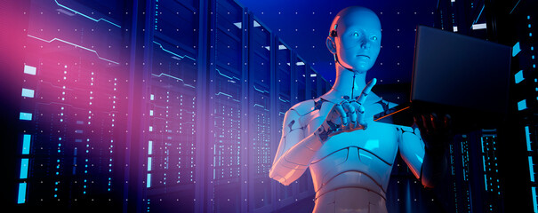 AI artificial intelligence cyber security privacy protection, Smart factory, industry 4.0, M2M computer aided manufacturing , 3D Robot automated futuristic digital technology industry revolution