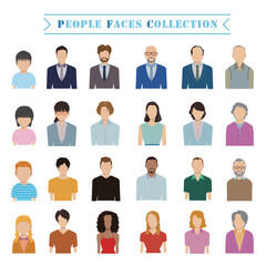 顔アイコンのセット