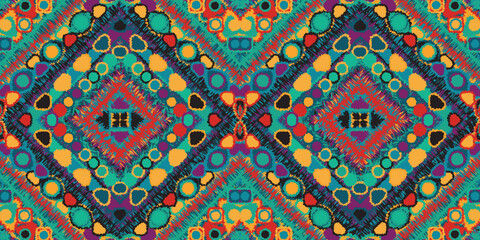 seamless ethnic pattern design.Geometric ethnic oriental ikat pattern traditional Design.ethnic oriental pattern,fabric,embroidery.Mexican pattern.merican pattern.latin african.indian fabric.Mexican