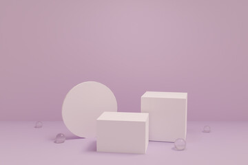 3D background Purple