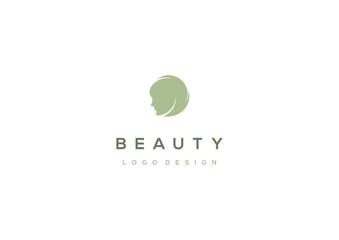 Template logo design solution for beauty salon