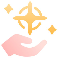 Christmas Light blessings of god icon