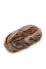
artisan bread isolated on white background