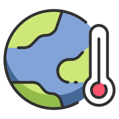 global warming icon