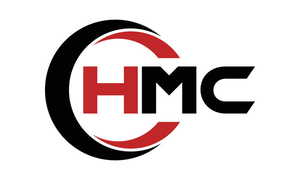 HMC three letter swoosh logo design vector template | monogram logo | abstract logo | wordmark logo | letter mark logo | business logo | brand logo | flat logo | minimalist logo | text | word | symbol