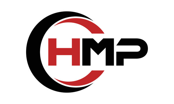 HMP three letter swoosh logo design vector template | monogram logo | abstract logo | wordmark logo | letter mark logo | business logo | brand logo | flat logo | minimalist logo | text | word | symbol