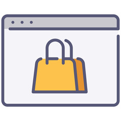 website shopping icon