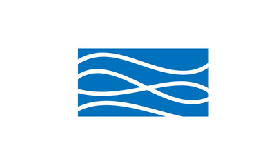 Water wave line Logo 
