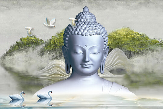 Buddha Rainy Background lord buddha god black statue meditation HD  phone wallpaper  Peakpx
