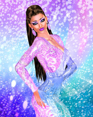 Nightlife, clubbing and dance artwork for party and music themed projects. Put our high energy, eye grabbing, custom digital art to work for you.