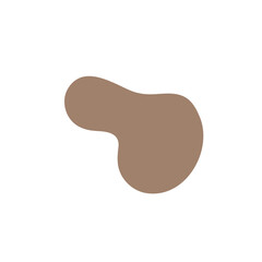 Abstract shapes. free form liquid for decorating greeting cards